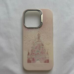 Pink Disney Castle iPhone 16 pro Case